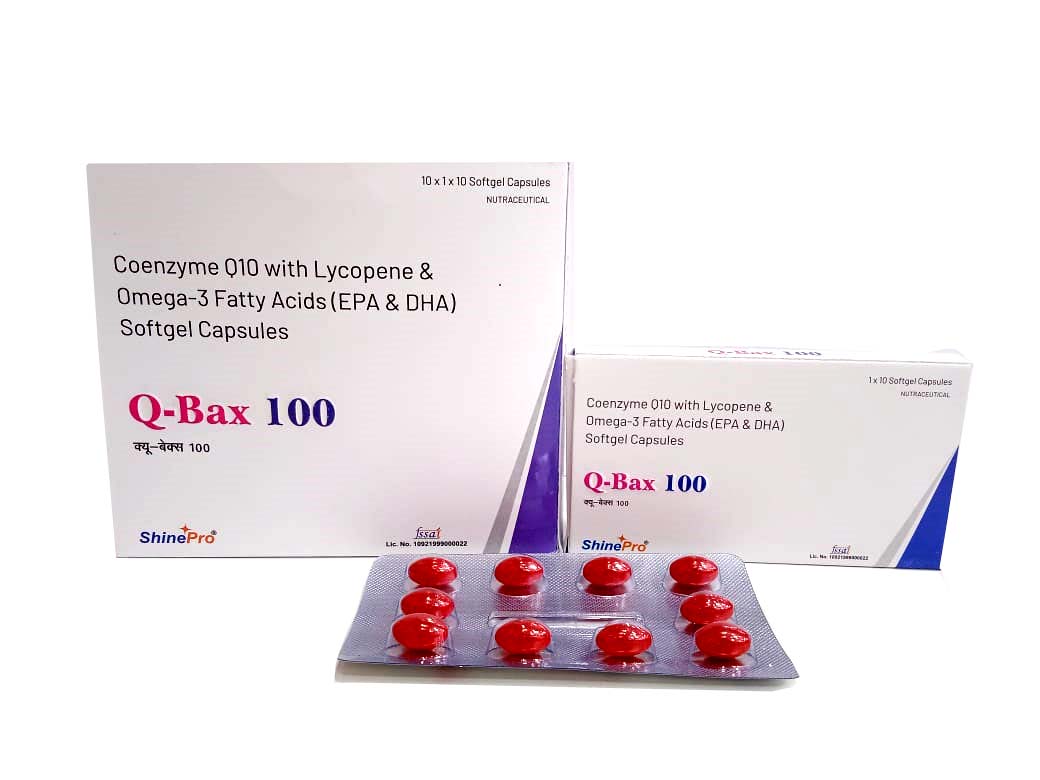 CoenzymeQ10 with lycopene  Omega fatty acid Softgel Capsules